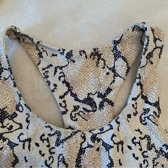 NWT All Fenix python print racerback sports bra - Picture 13 of 14